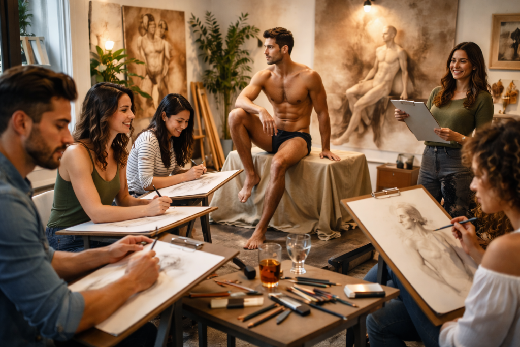 Dibujo Desnud@ Barcelona